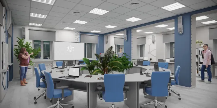 Синим и оранжевым цветами наполнят центр цифрового образования в Белогорске