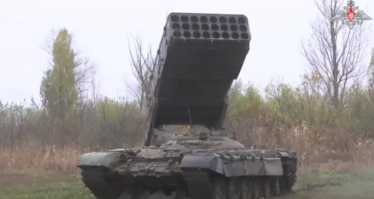 Позиции ВСУ сжигает "Солнцепек" спецназа ВС РФ в зоне спецоперации
