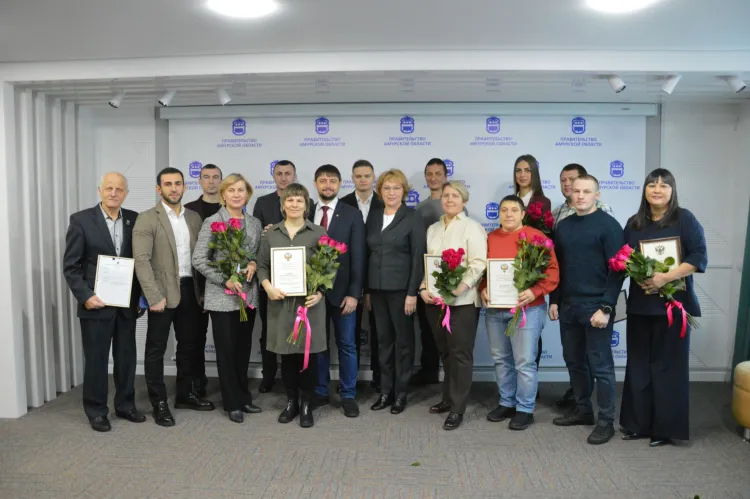 Награды получили спортсмены и тренеры Амурской области