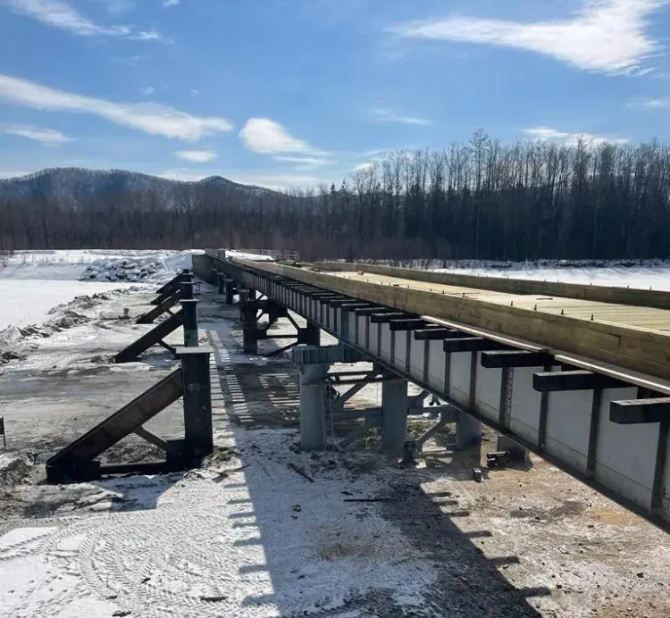 Отремонтированный мост на реке Селемджа откроют в середине апреля