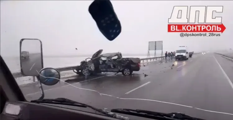 Два человека пострадали в ДТП из-за неправильного обгона в Благовещенском округе