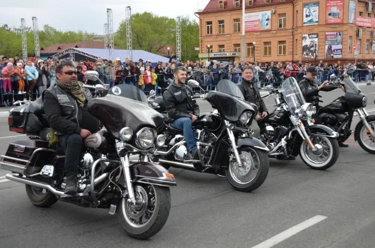Байкеры со всего Дальнего Востока открыли мотосезон в Амурской области