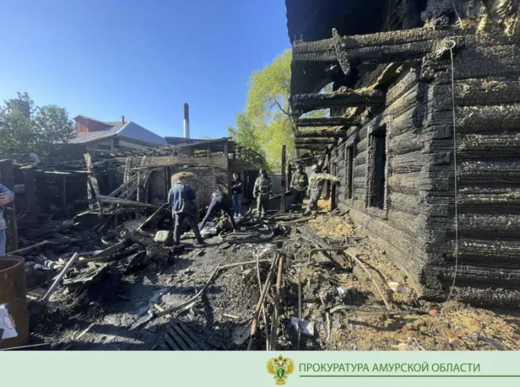 Девочка погибла в пожаре в Благовещенске