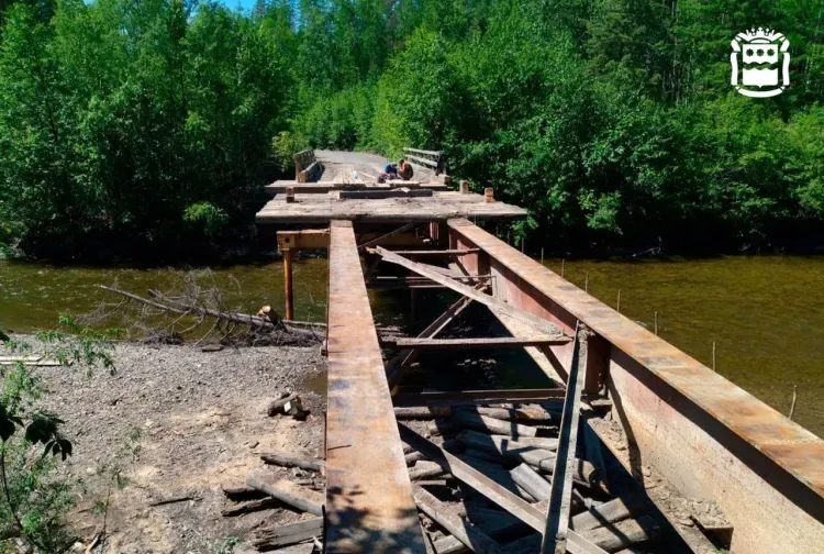 Мост на подъезде к Экимчану отремонтируют раньше срока