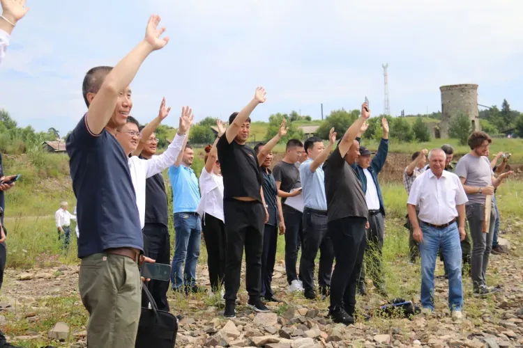 В Амурской области забили колышек на месте будущего международного моста