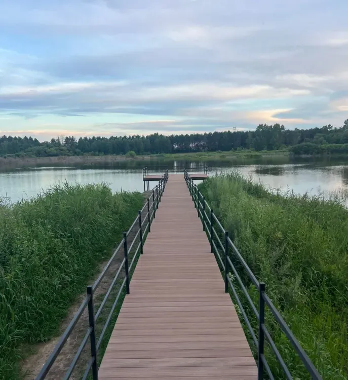 Пристань построили в Тамбовском округе по инициативе жителей