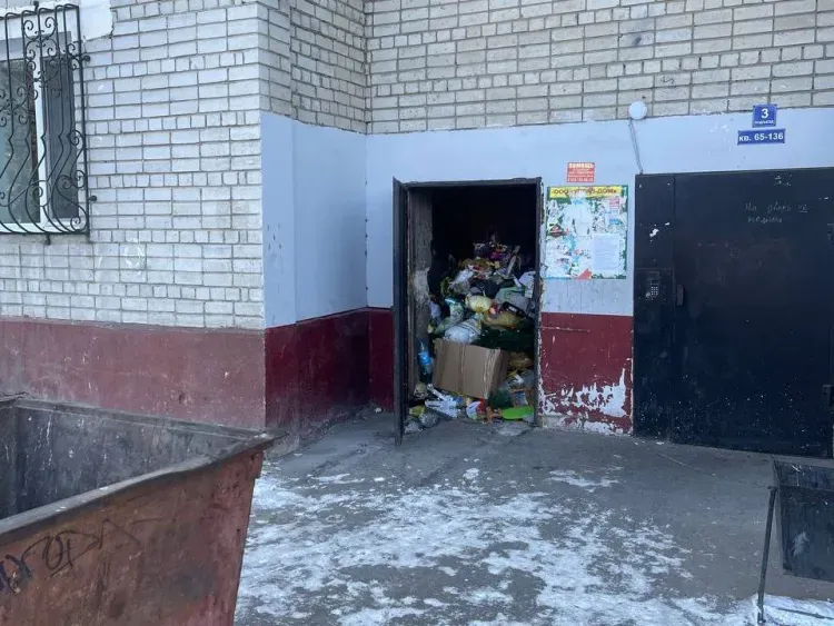Свалки мусора по вине "управляек" копятся в домах благовещенцев