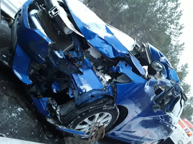 Легковое авто жестко смяло на трассе Благовещенск-Свободный 