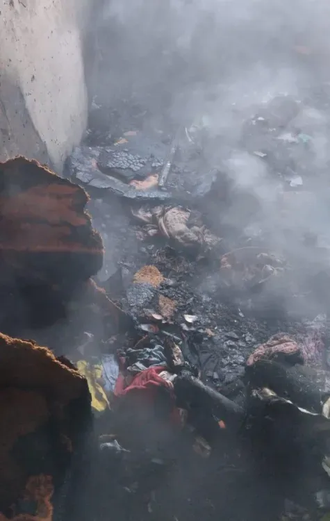 Маленький ребенок погиб при пожаре в Октябрьском районе