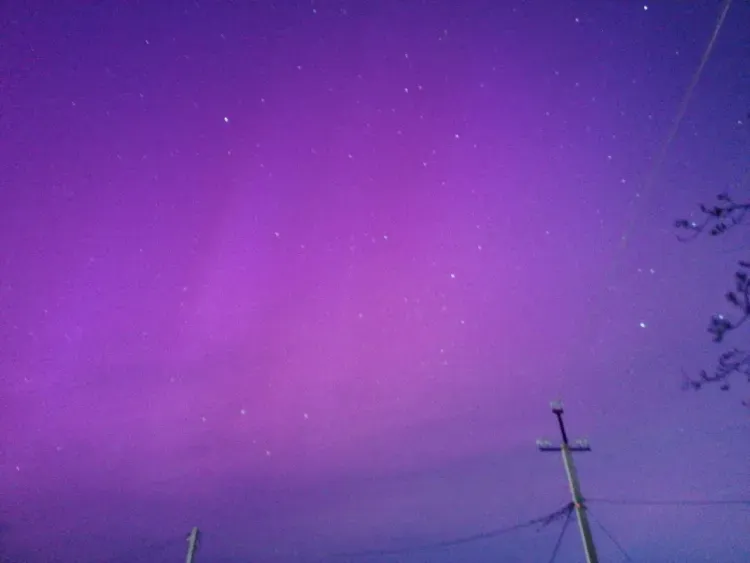 Северное сияние в ночь на 12 мая наблюдали в Амурской области