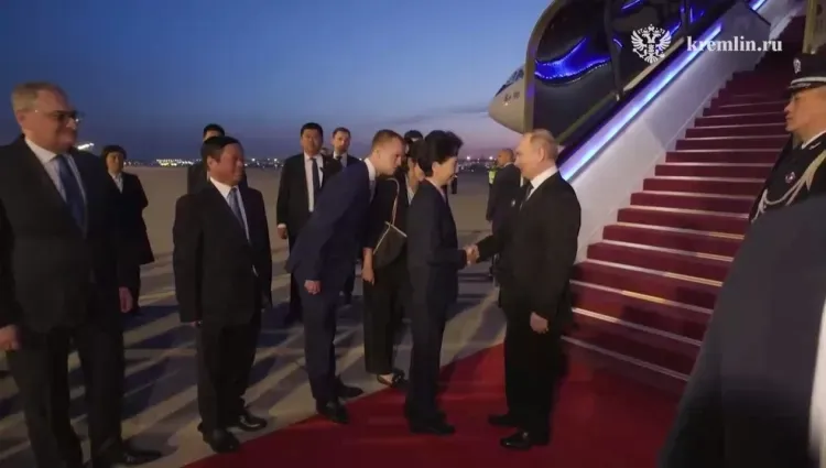 Владимир Путин прибыл в Пекин