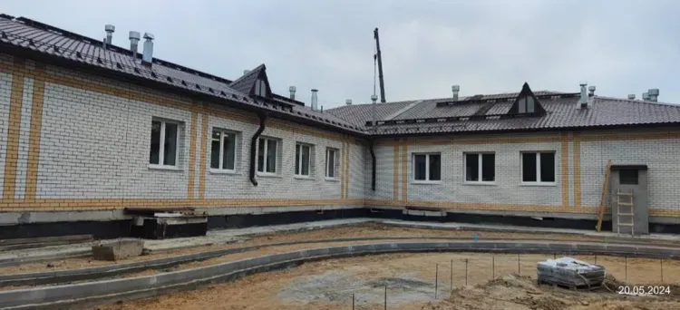 Строительство нового детского сада в Ивановке близится к концу