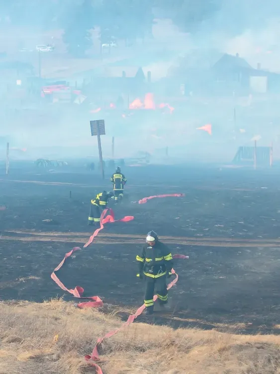 Пожарные поезда ЗабЖД осуществили 8 выездов для тушения степных и лесных возгораний с начала пожароопасного периода