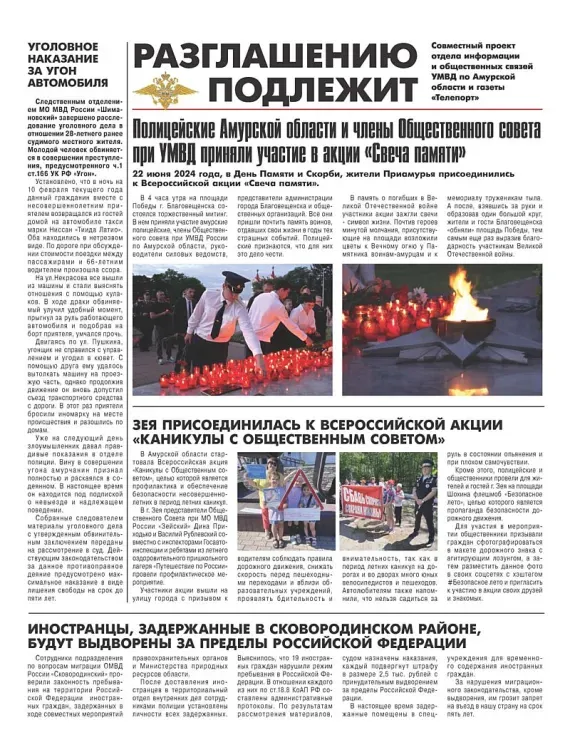 Флешмоб о безопасности на дорогах провели амурские полицейские