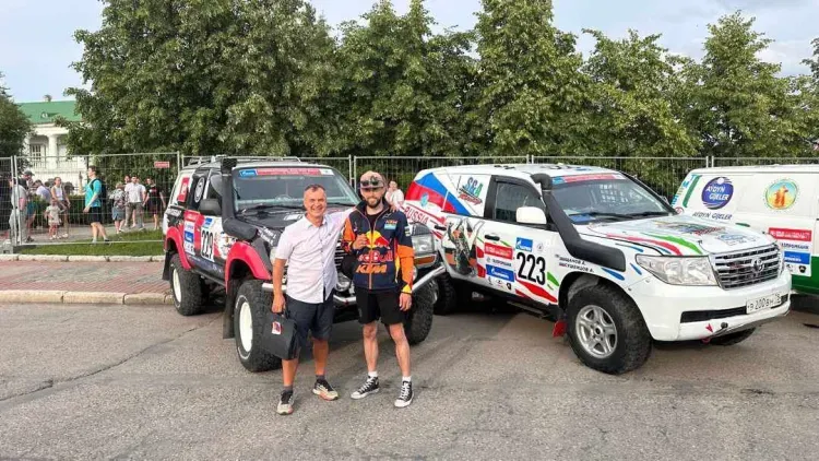 Амурчанин участвует в пустынном марафоне "Шелковый путь"