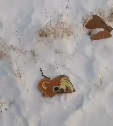 Фигурки животных пострадали в одном из дворов Зеи