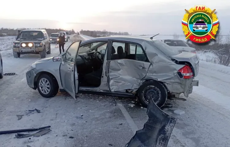 ГИБДД: пять человек пострадали в аварии в Белогорском округе