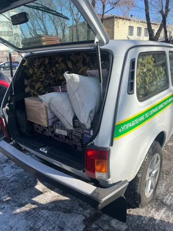 Детектор дронов отправили бойцам сотрудники Амурского управления по охране животного мира