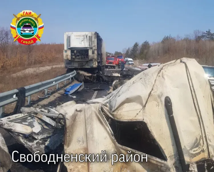 Трагическая полоса: новые подробности ДТП с тягачами сообщили в Приамурье
