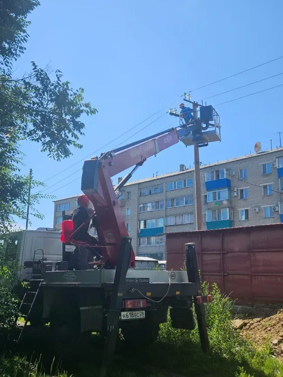 В Белогорске часть домов остаются без света