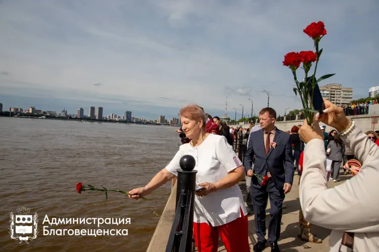 Город с линией фронта: в Благовещенске отмечают годовщину окончания Второй мировой войны