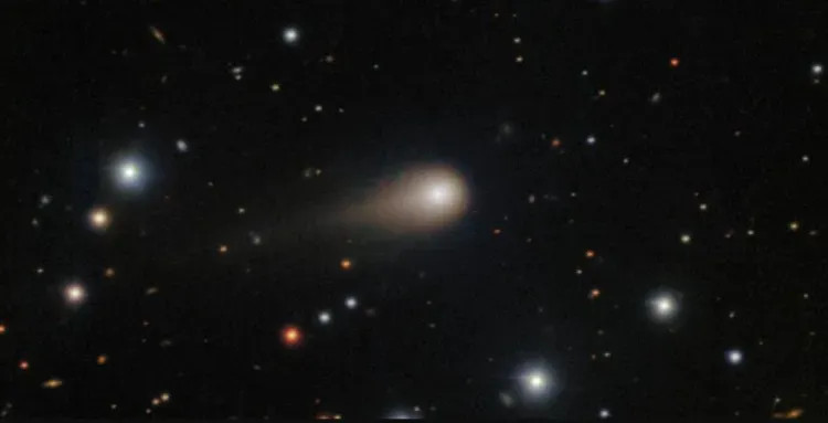 Хвост начал расти у принятой за корабль инопланетян редкой кометы 3I/ATLAS