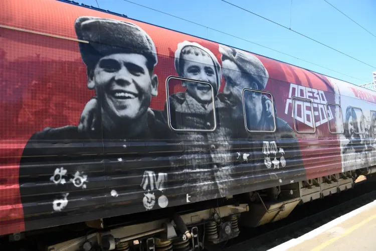 «Поезд Победы» сделает остановки в Благовещенске и Чите в октябре