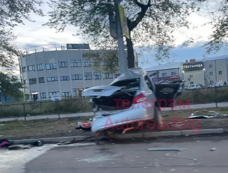 Страшное ДТП произошло ночью в Благовещенске