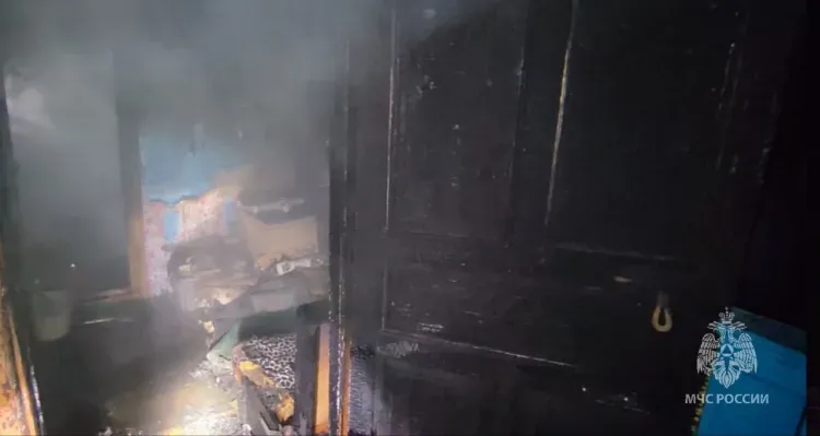 В Благовещенске в частном секторе огонь перекинулся на соседний участок
