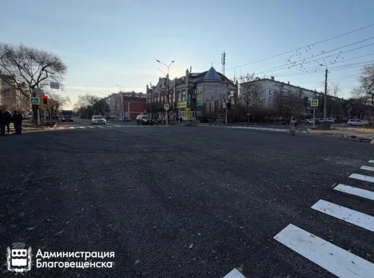 Участок одной из самых загруженных улиц города Благовещенска откроют 29 октября вечером 