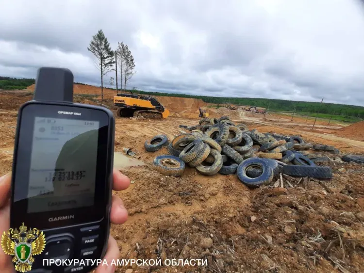 Недропользователи оставляли отходы, резиновые покрышки и нефтепродукты на территории водных объектов