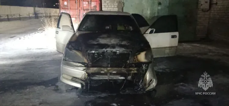 Автомобиль загорелся в Благовещенске