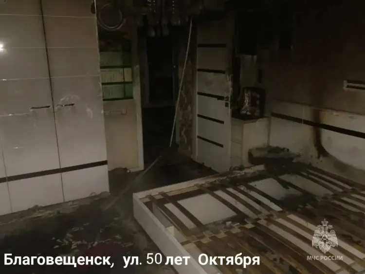 Пожар в девятиэтажке в столице Приамурья: эвакуированы шесть человек, двое госпитализированы