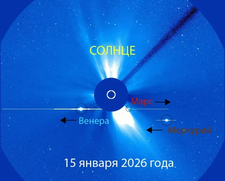 Раз в сто лет: три планеты выстроятся в мистическую фигуру у Солнца