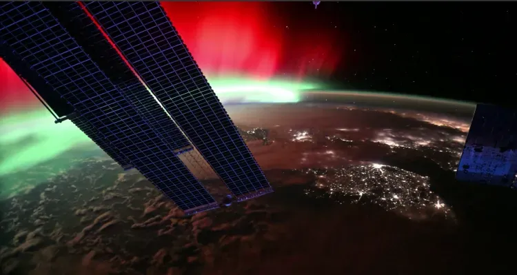 Северное сияние трижды за один день появилось в Амурской области