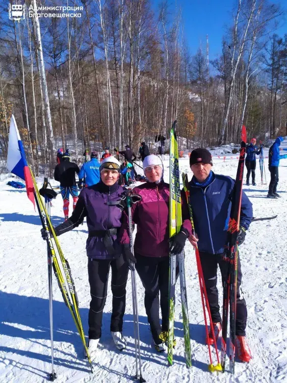 Лыжники Благовещенска готовятся к областной спартакиаде