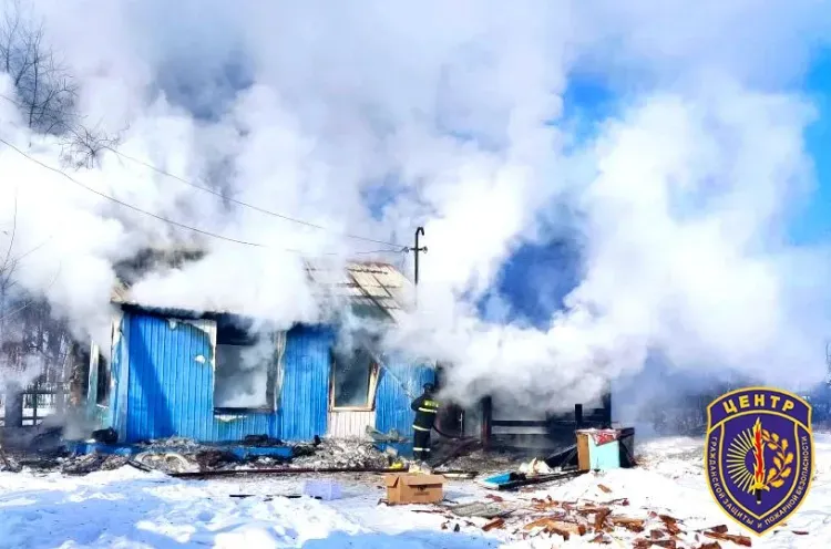 Прохожий спас детей из горящего дома в Ивановском округе