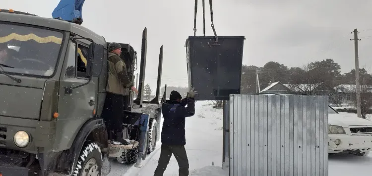 Новые контейнеры для ТКО появились в двух селах Свободненского района