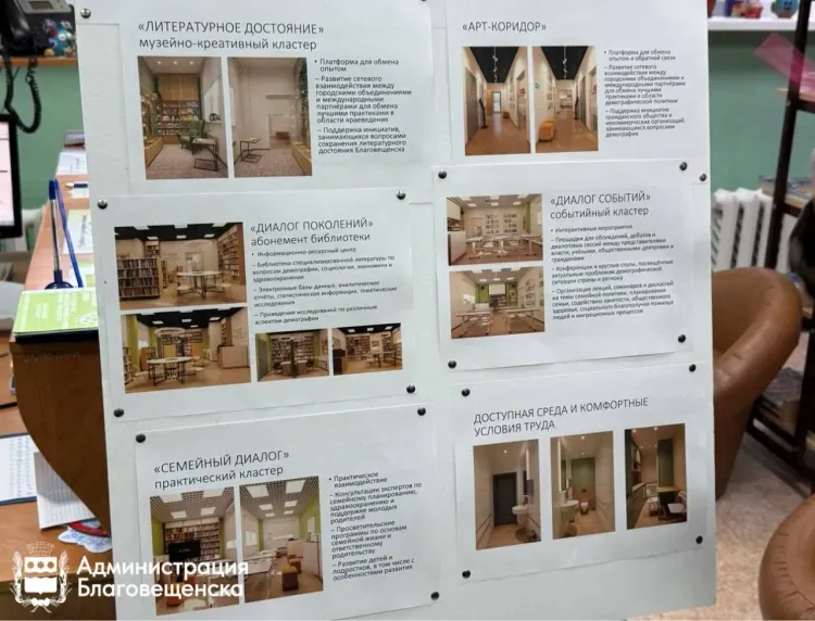 Девятая библиотека в Благовещенске станет пространством нового поколения