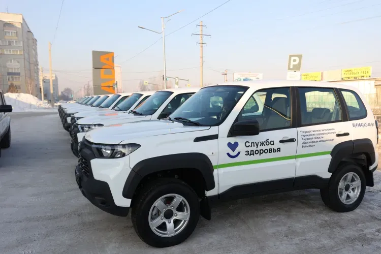 Медицинские учреждения Приамурья получили новый транспорт для работы с пациентами на дому