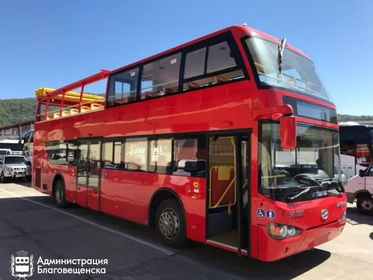 Двухэтажный туристический автобус запустят в Благовещенске в июне