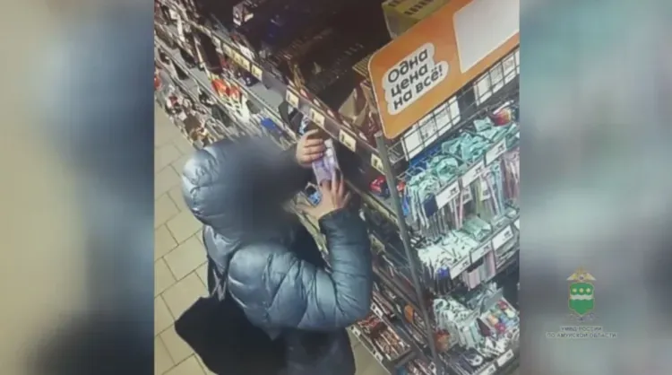 Амурчанин подозревается в краже из супермаркета на 70 тысяч рублей