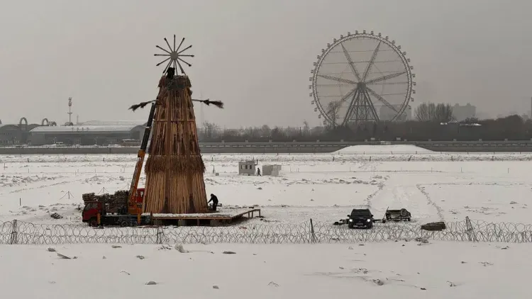 Чучело Масленицы сожгут в Благовещенске вечером 22 февраля
