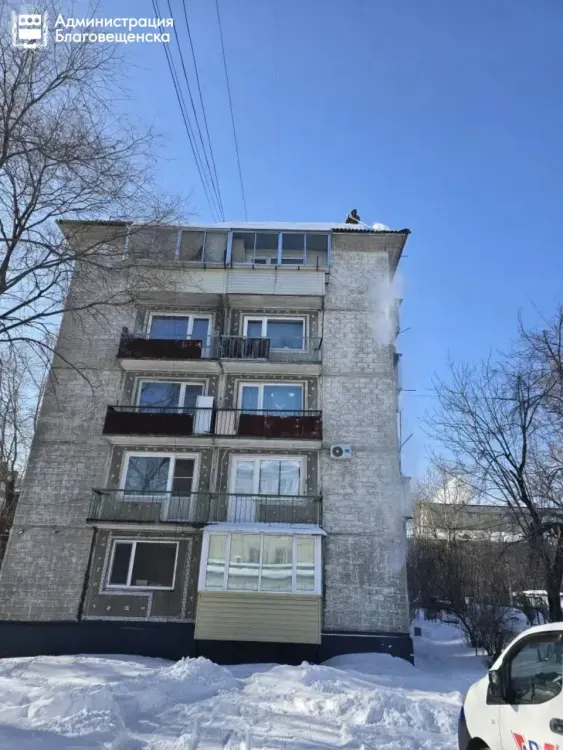 За циклонами придет таяние: глава Благовещенска поручил обеспечить безопасность