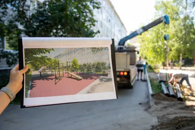 Жильцы дома в Тынде сами решили, каким должен быть двор по госпрограмме