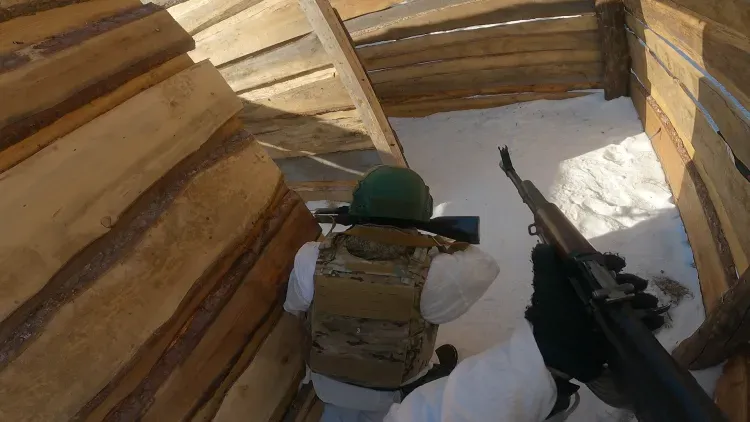 Учились общаться жестами и расходовать патроны: тренировка прошла для мотострелков ВВО