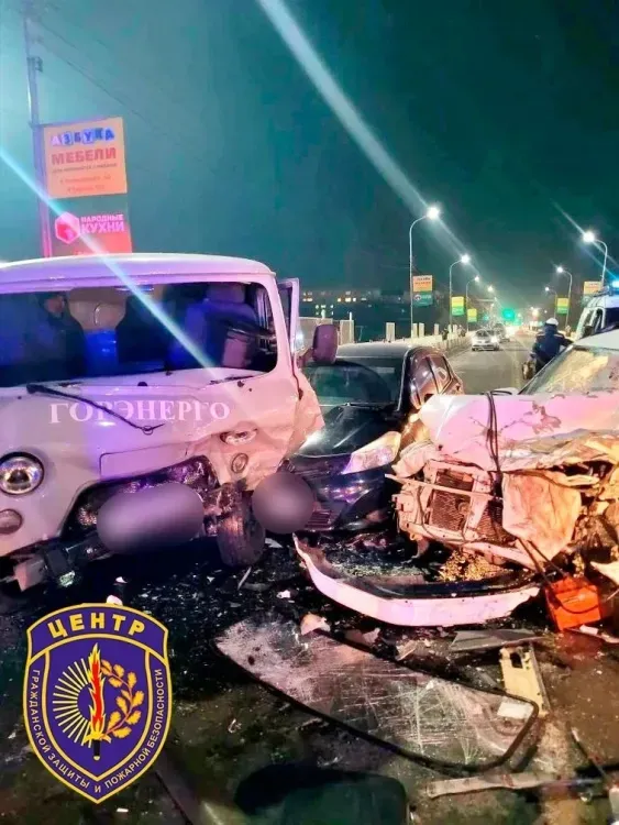 Массовое ДТП случилось на путепроводе в Белогорске