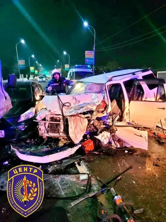 Массовое ДТП случилось на путепроводе в Белогорске