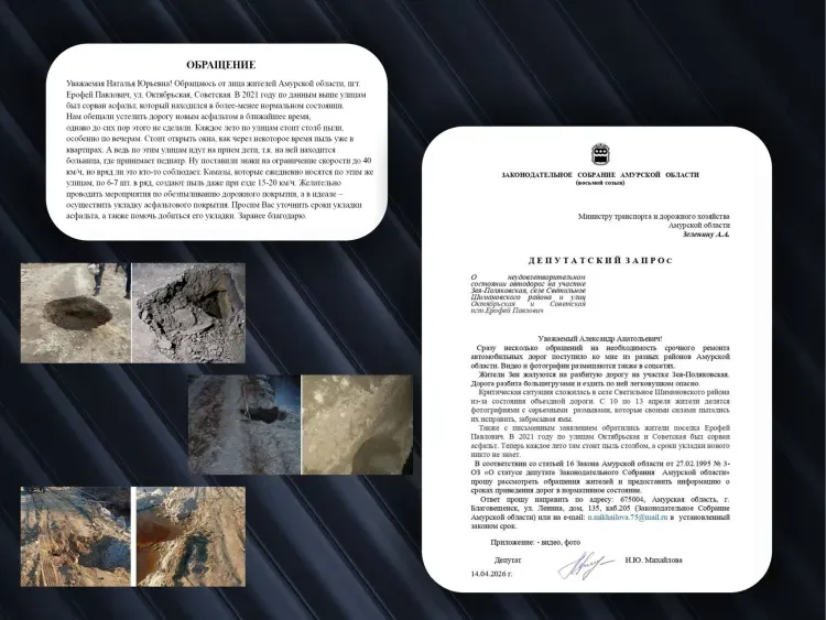 ЛДПР разбирается с состоянием дорог сразу в трех районах