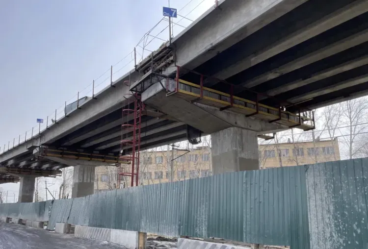 Работы на путепроводе через Транссиб в Белогорске выходят на новый этап